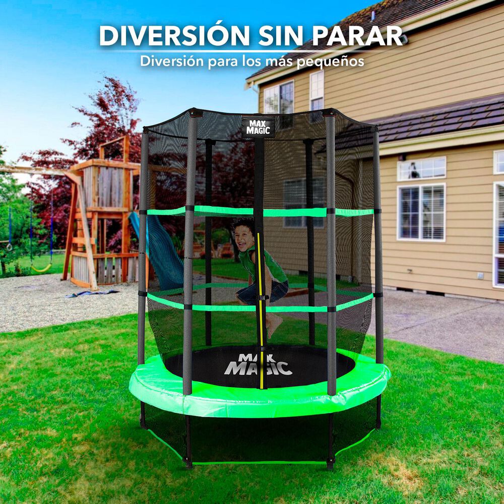 Cama El&aacute;stica 140 Cm Verde image number 4.0