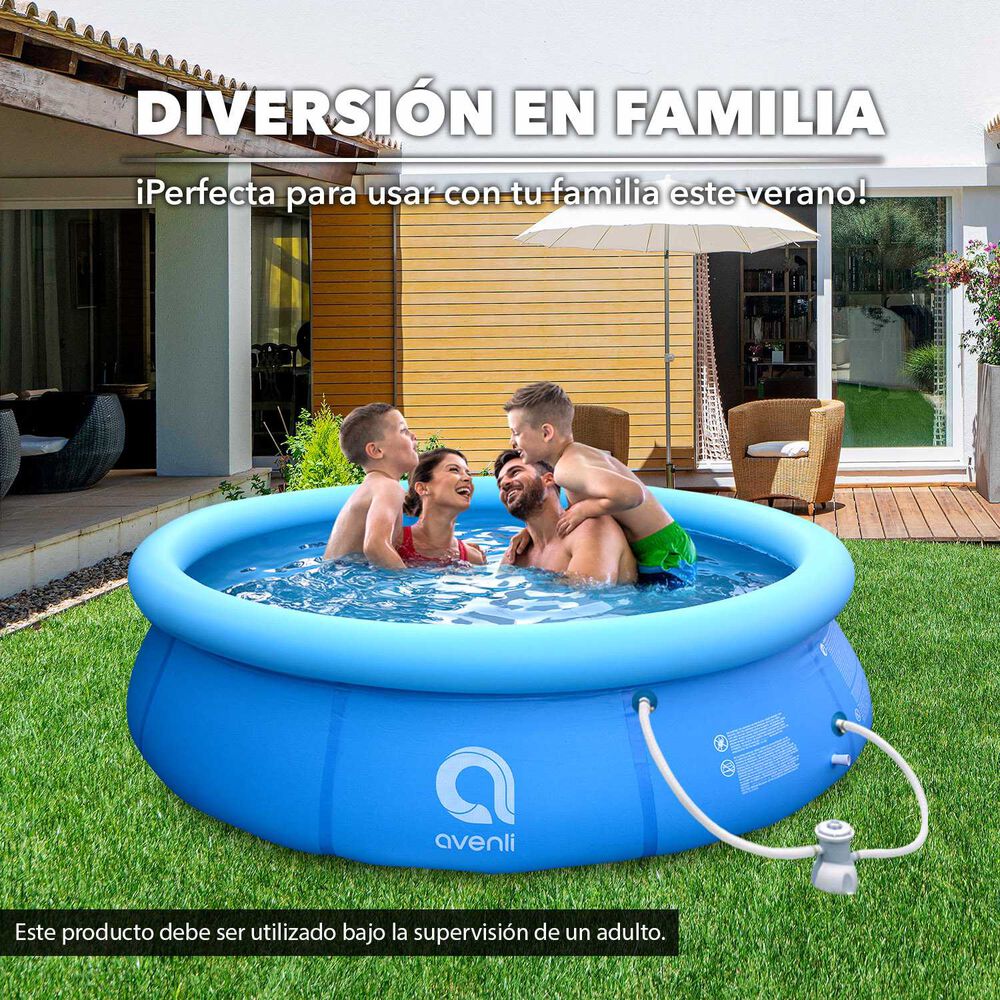 Piscina Inflable Prompt Set Con Filtro 2074 Litros 63x240 Cm image number 4.0