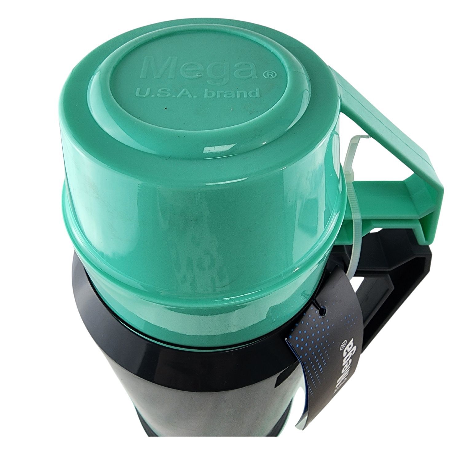 Termo Mega 1.9l New Megatemp Bebidas Calientes Frias Con Tazas Turquesa image number 5.0