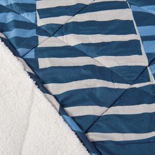 Quilt Estampado Sherpa 2 Plazas Edificio