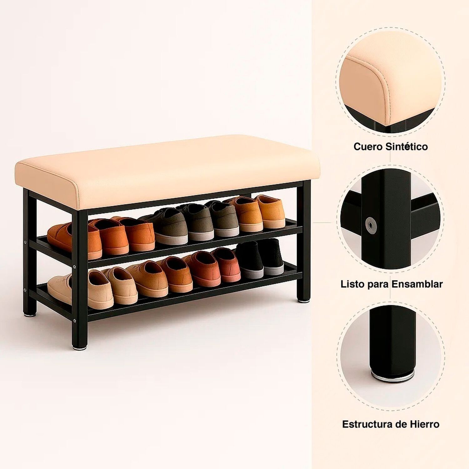 Zapatero Con Asiento Confort - Blanco image number 4.0