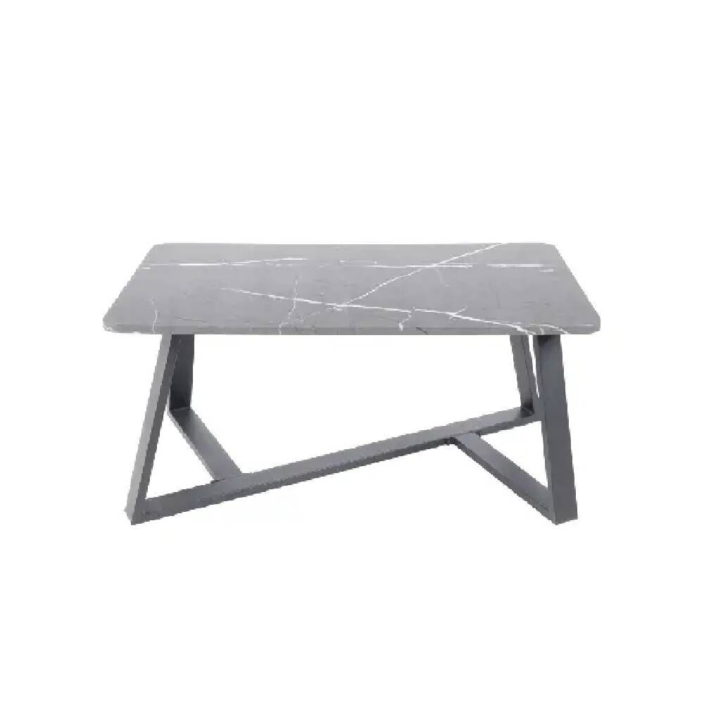 Mesa De Centro Marmol Mdf Gris 100×50 image number 0.0