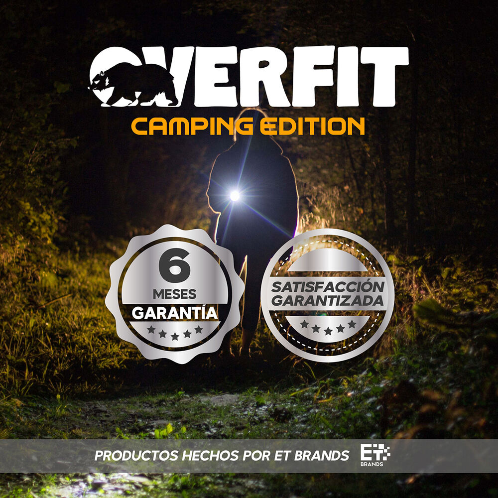 Linterna Led Largo Alcance Tactica Recargable Overfit 1500lm image number 9.0