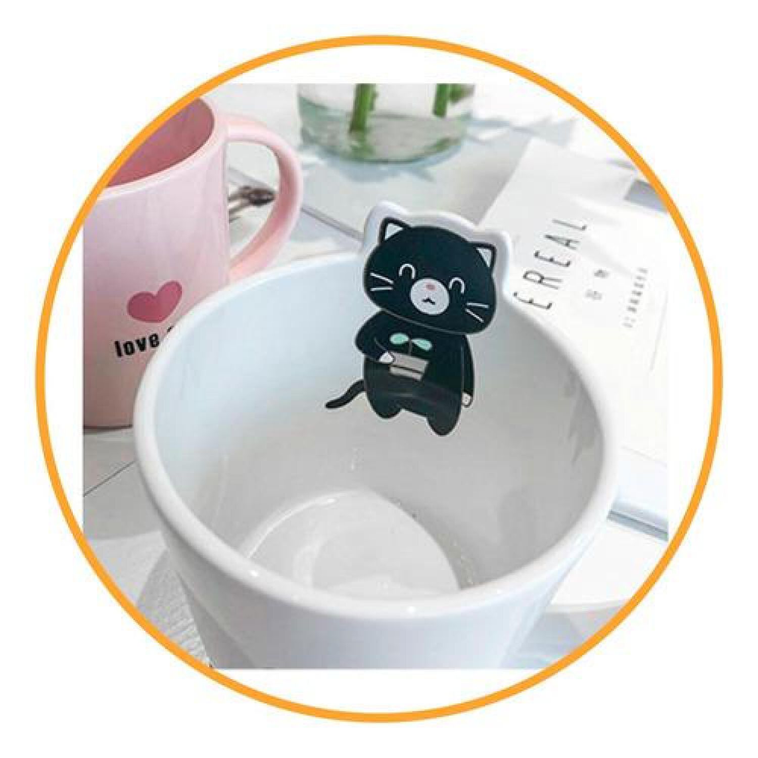 Taza Cer&aacute;mica Gatito Love Cat Kawaii image number 5.0