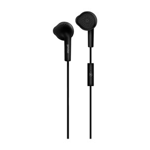 Aud&iacute;fonos Eb-mic Est&eacute;reo De Bot&oacute;n Con Mic Negro - Maxell