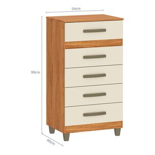 C&oacute;moda Vekkahome Malta / 5 Cajones