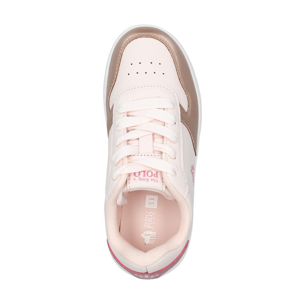 Zapatilla Infantil Niña The King's Polo Club Pink image number 4.0