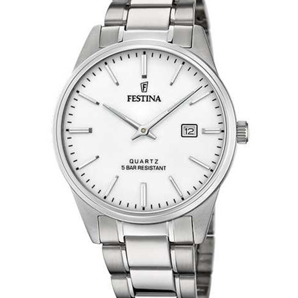 Reloj F20511/2 Festina Plateado Hombre Acero Clásico image number 0.0
