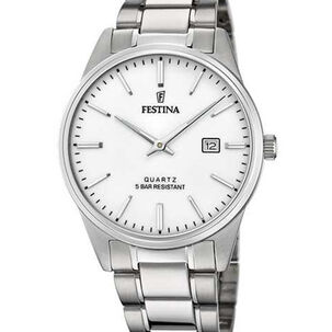 Reloj F20511/2 Festina Plateado Hombre Acero Clásico
