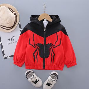 Cortaviento Impermeable Chaqueta Estampado Niño Y Bebé Spider-man
