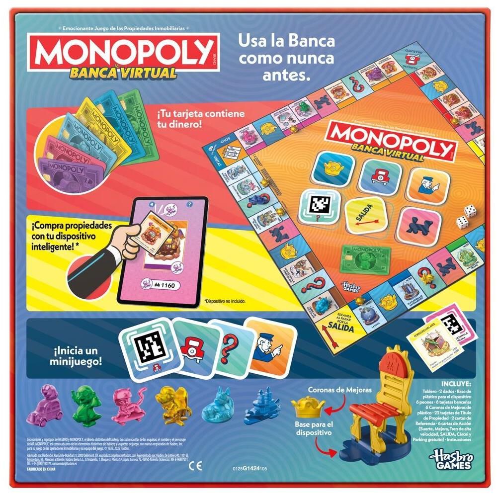 Juego De Mesa Hasbro Monopoly Banca Virtual image number 3.0