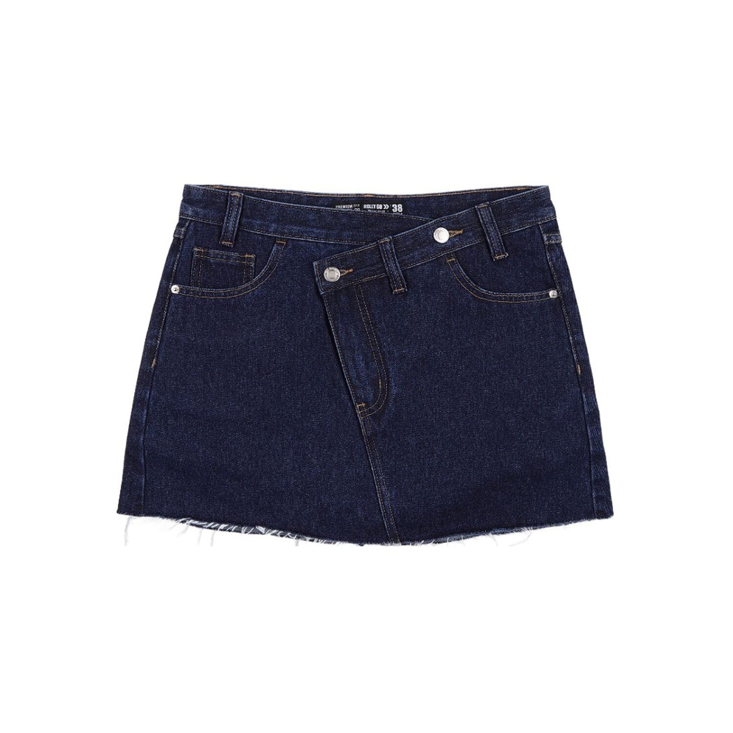 Falda Denim Mujer Rolly Go image number 0.0