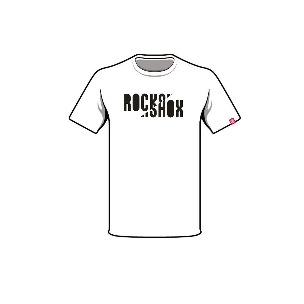 Polera Rockshox Manga Corta R2208 Blanco image number 0.0