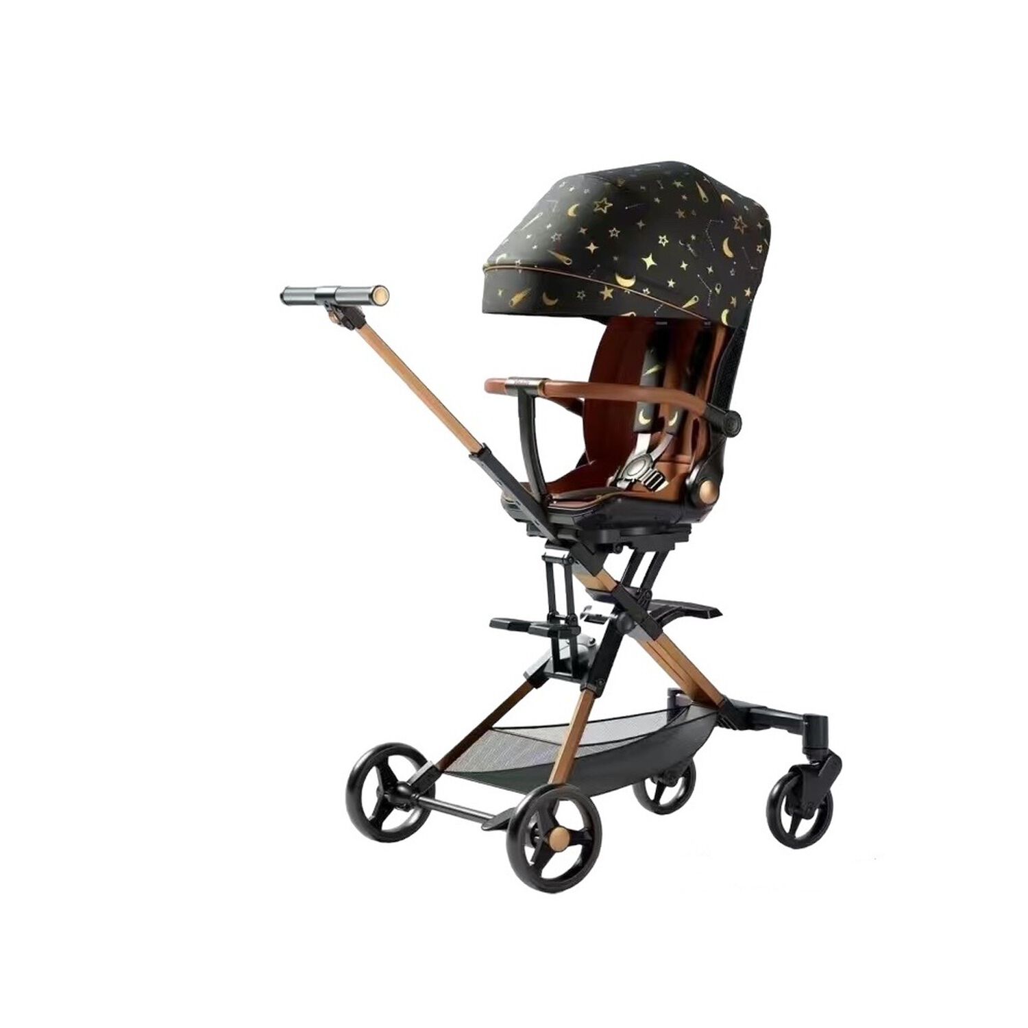 Coche De Paseo 360&deg; Reclinable Playkids Negro Lubabycas image number 0.0
