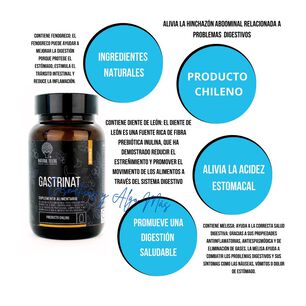 Gastrinat La Solucion A Tus Problemas Gastricos 60 Capsulas 500mg