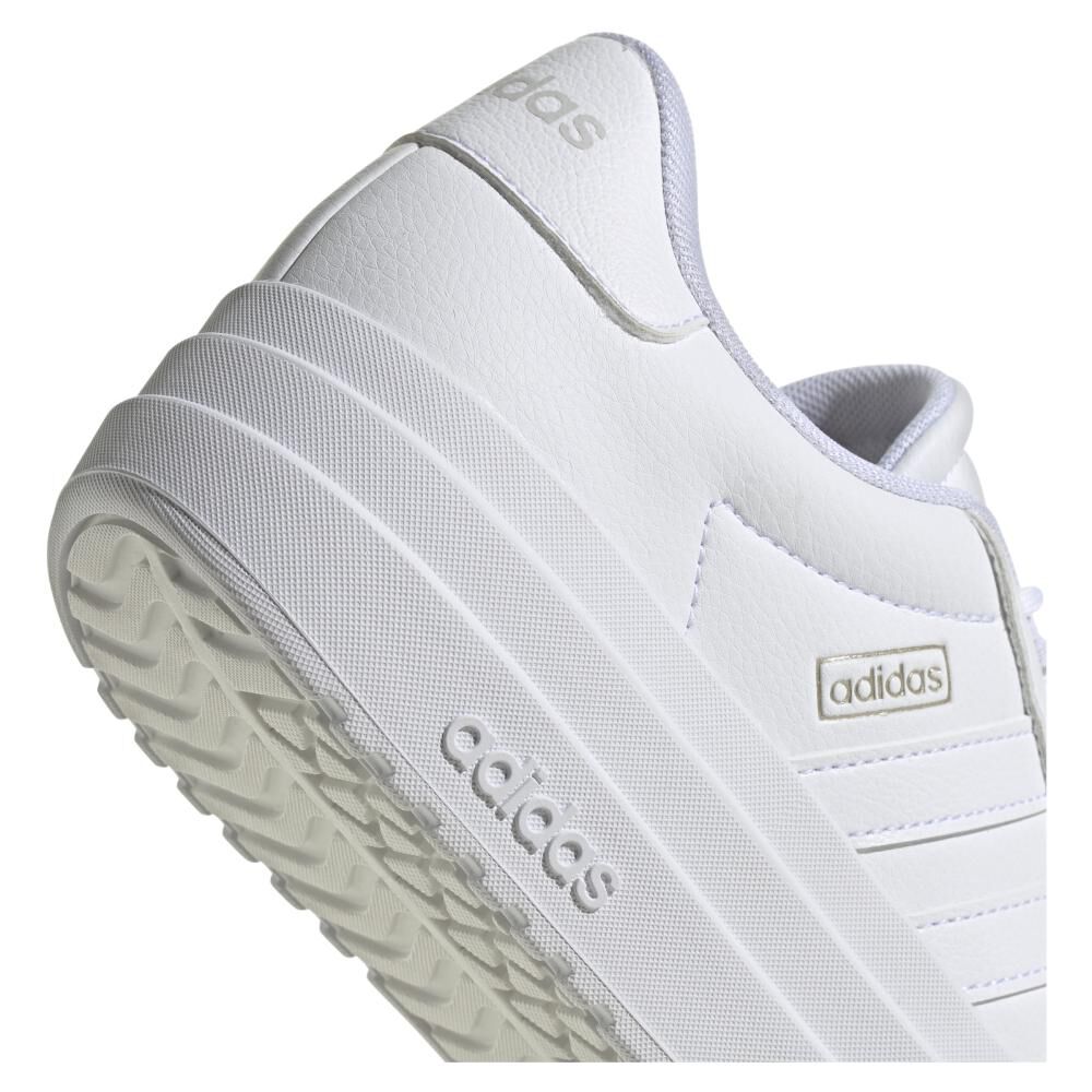 Zapatilla Urbana Mujer Adidas Vl Court Bold Blanco image number 7.0