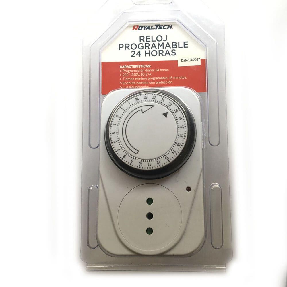 Reloj Temporizador 15min 10a Royaltech image number 0.0