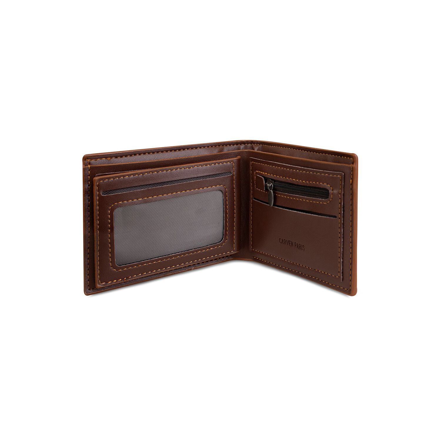 Billetera Hombre Gino Caf&eacute; Con Monedero Carven Paris image number 6.0