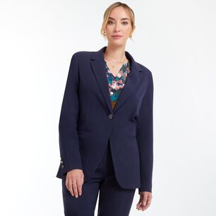 Blazer B&aacute;sico Liso Regular Mujer Lesage