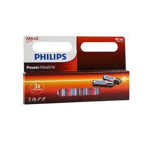 Paquete De 12 Pilas Alcalinas Aaa Philips De 1.5v