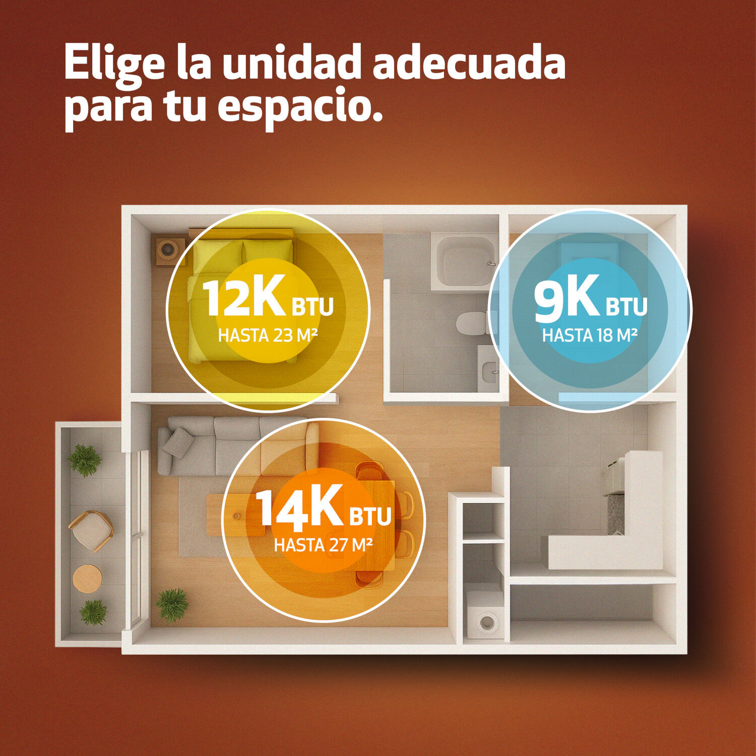 Aire Acondicionado Port&aacute;til 12k Btu Solo Fr&iacute;o Wifi Splendid image number 9.0