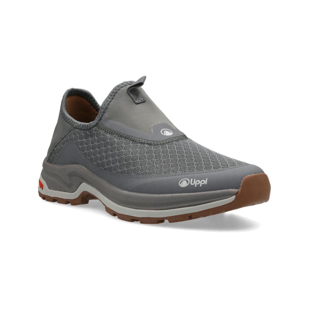 Zapatilla Lippi Bravo Low Gris Azul Outdoor Hombre | Paris.cl