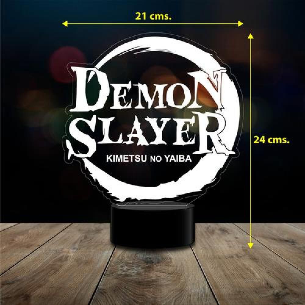 Lampara 3d Demon Slayer Anime 16 Colores C/ Remoto image number 2.0