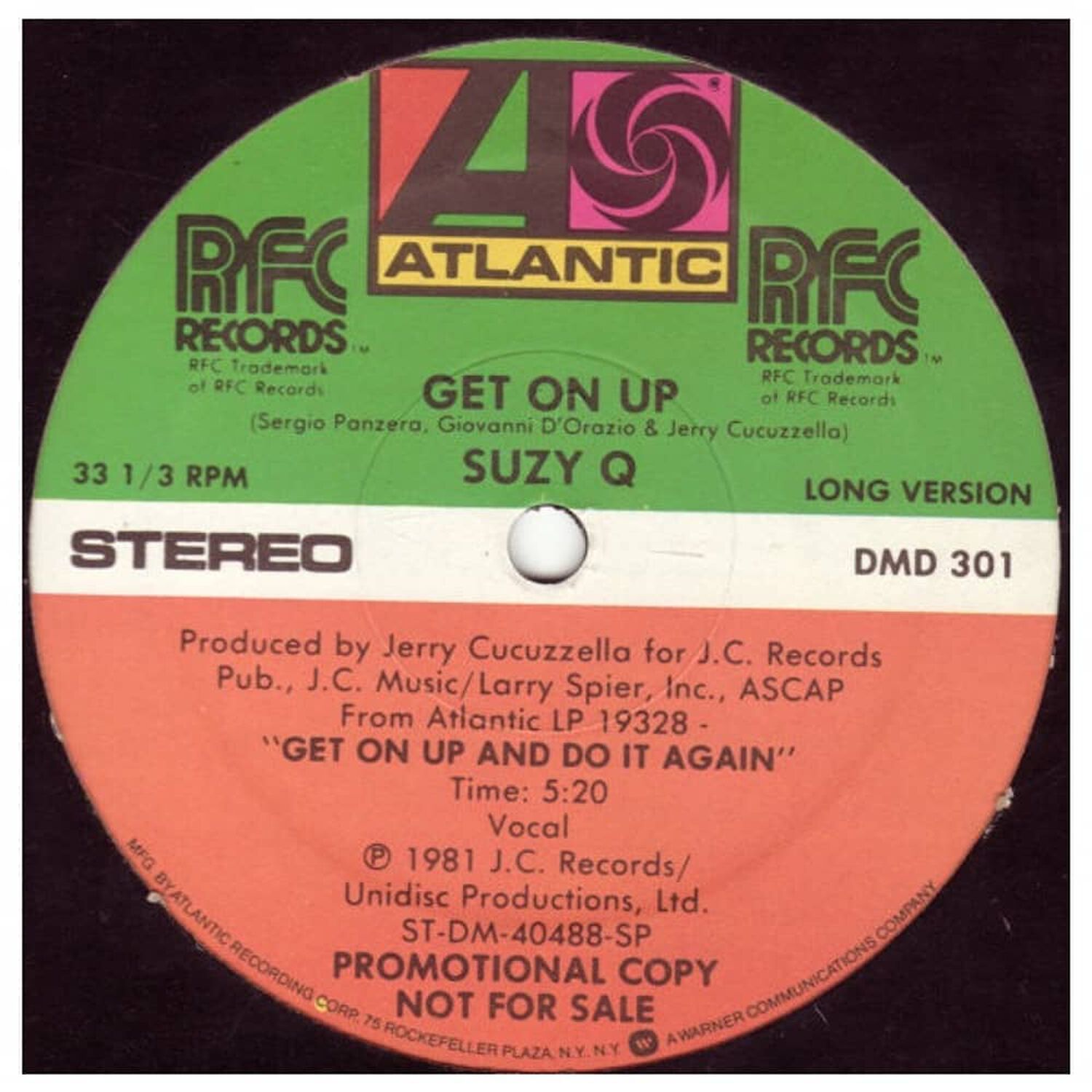 Suzy Q - Get On Up And Do It Again | 12" Maxi Single Usado image number 0.0