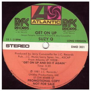 Suzy Q - Get On Up And Do It Again | 12" Maxi Single Usado