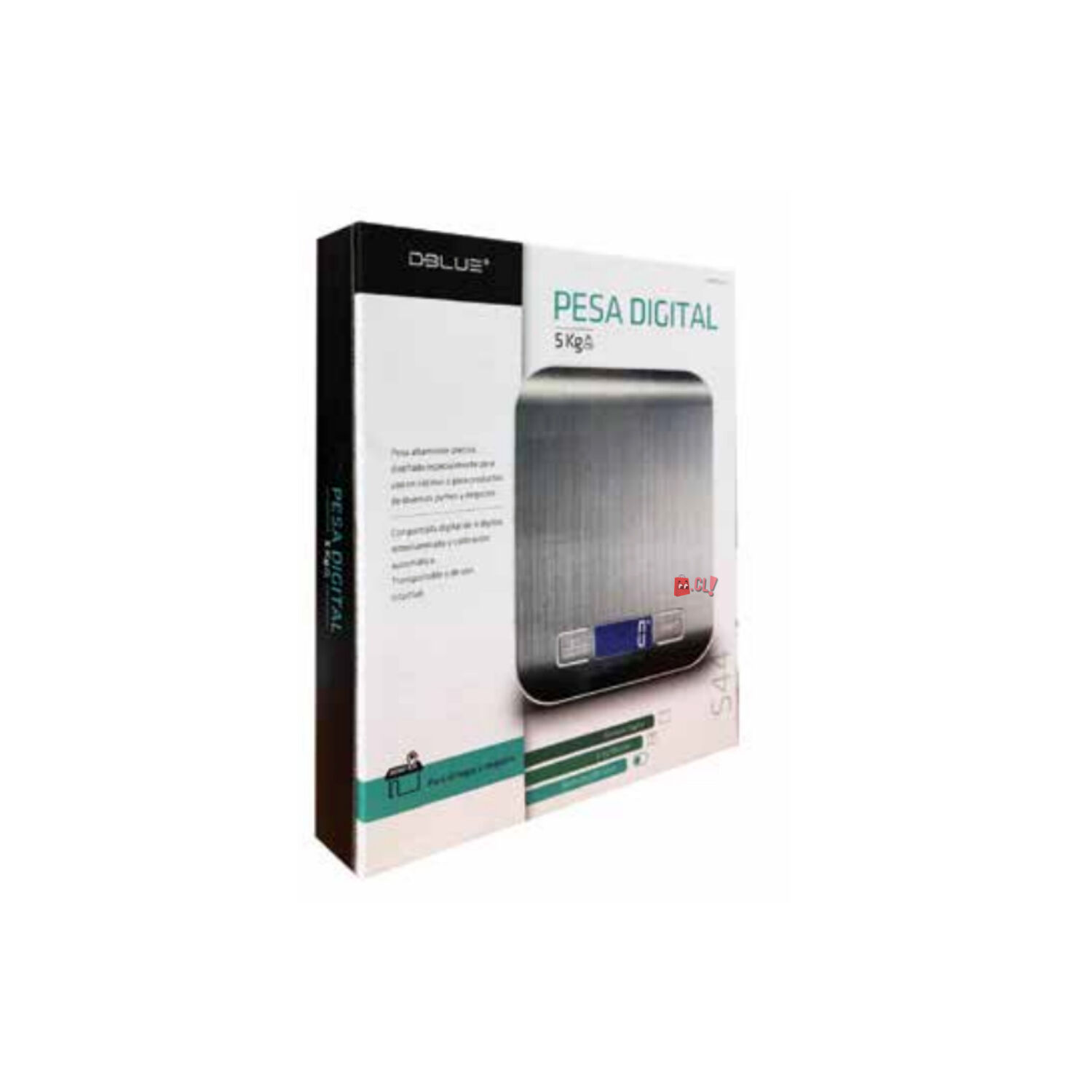 Pesa Gramera Cocina Digital Acero Inoxidable 5kg - Ps image number 2.0