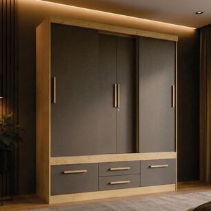 Cl&oacute;set Yardas Closet Alexa / 4 Puertas / 4 Cajones