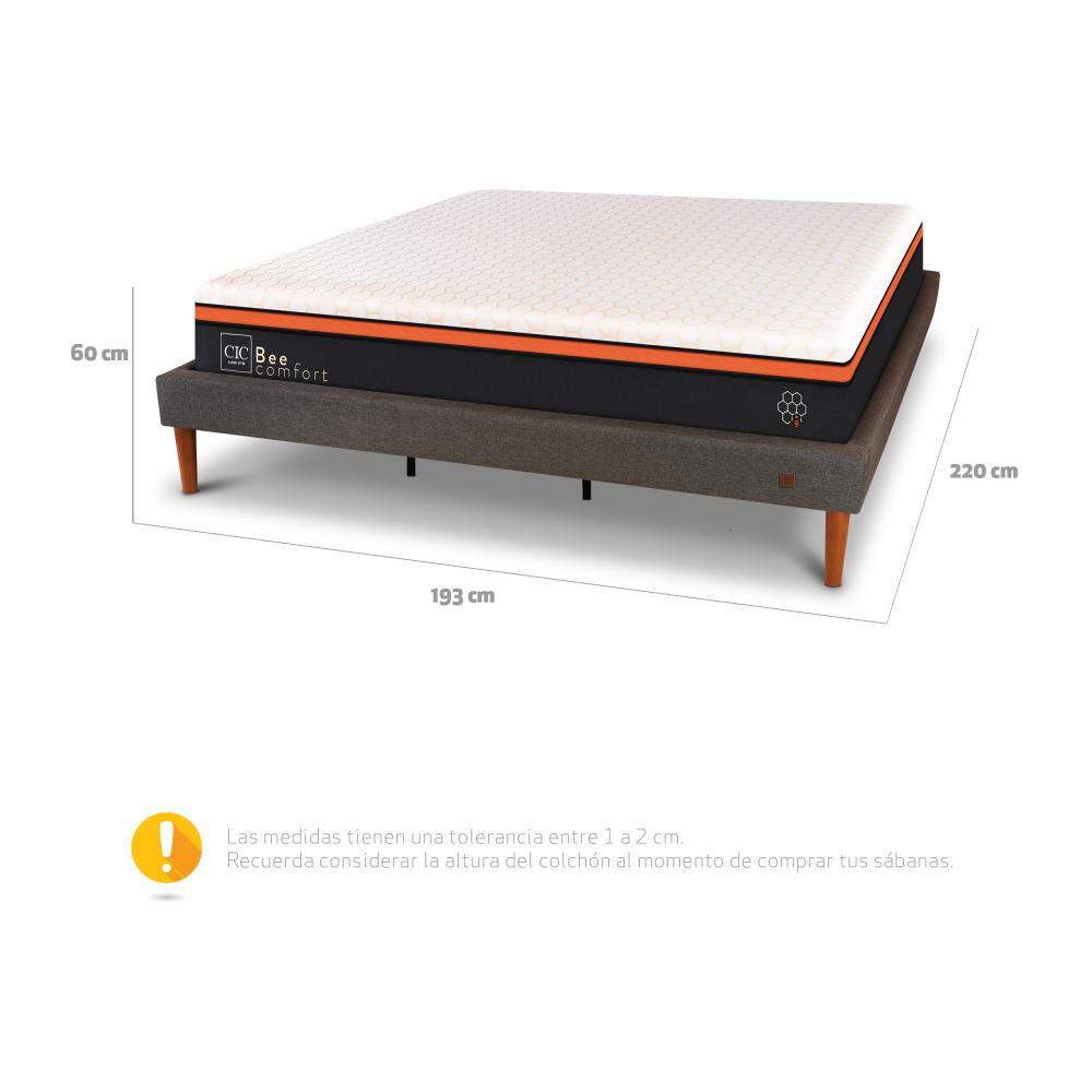 Cama Europea Cic Bee Comfort / King / Base Normal image number 5.0