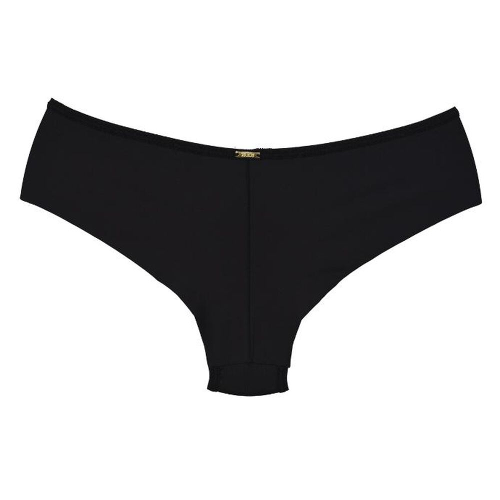 Calzón Tanga Sin Marcas Y Encaje Negro 2rios image number 1.0