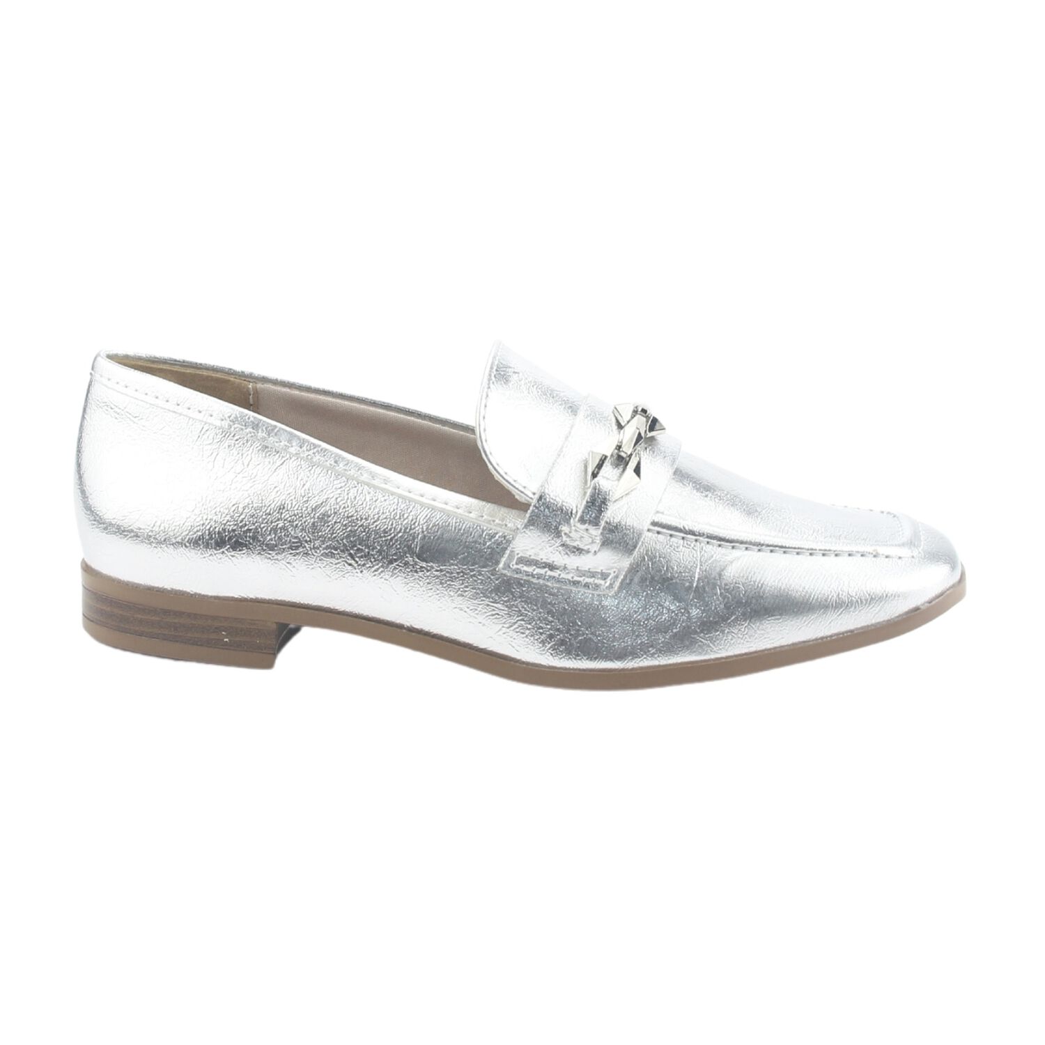 Mocasin Via Marte Mujer 075-007-01 Plateado Casual image number 0.0
