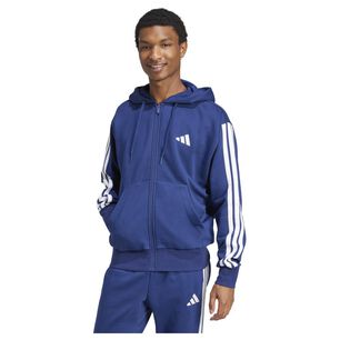 Poler&oacute;n Con Capucha Hombre Essentials Fleece 3 Tiras Adidas