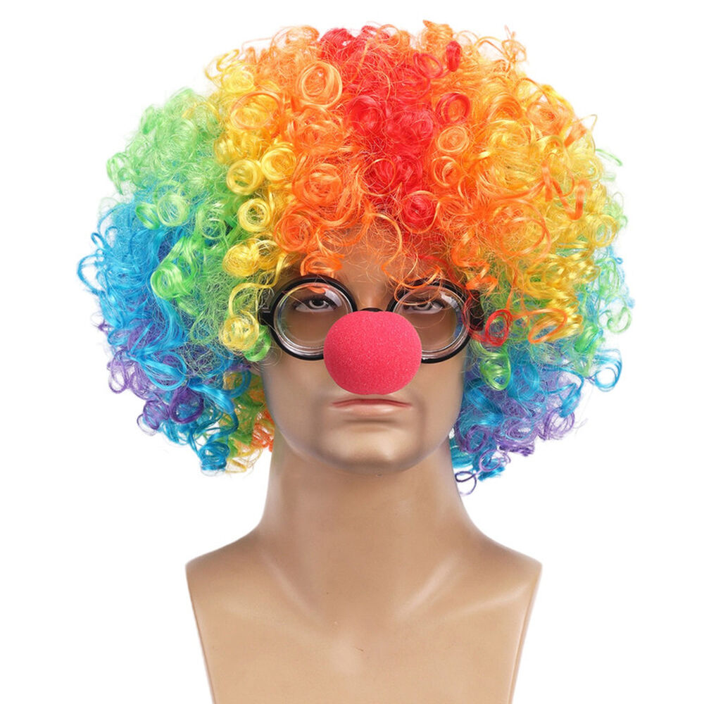 Set Disfraz Payaso Peluca Lentes Y Nariz image number 1.0