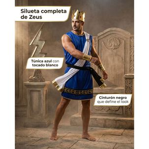 Disfraz Dios Griego Zeus Adulto