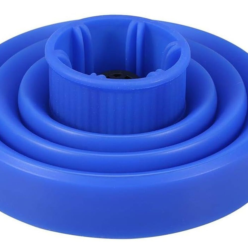 Difusor Para Secador De Cabello De Silicona Plegable Azul image number 3.0