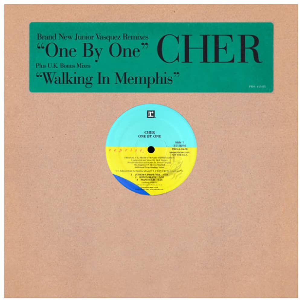 Cher - One By One/walking In Menphis | 12" Maxi Single Usado image number 0.0