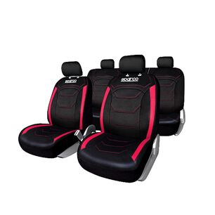 Fundas Cubreasiento Sparco Universal Rojo Poliester 406- Sp