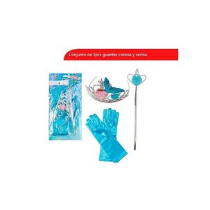Set Accesorios Corona Guante Varita De Princesa