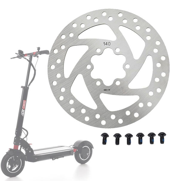 Disco De Freno Scooter Zero 10 Y Otros 140mm 6 Hoyos