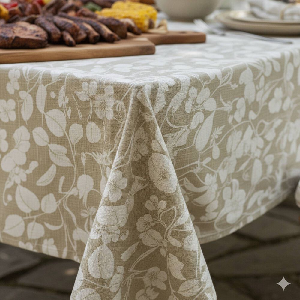 Mantel Antimanchas Natural 180x280 Cm image number 4.0