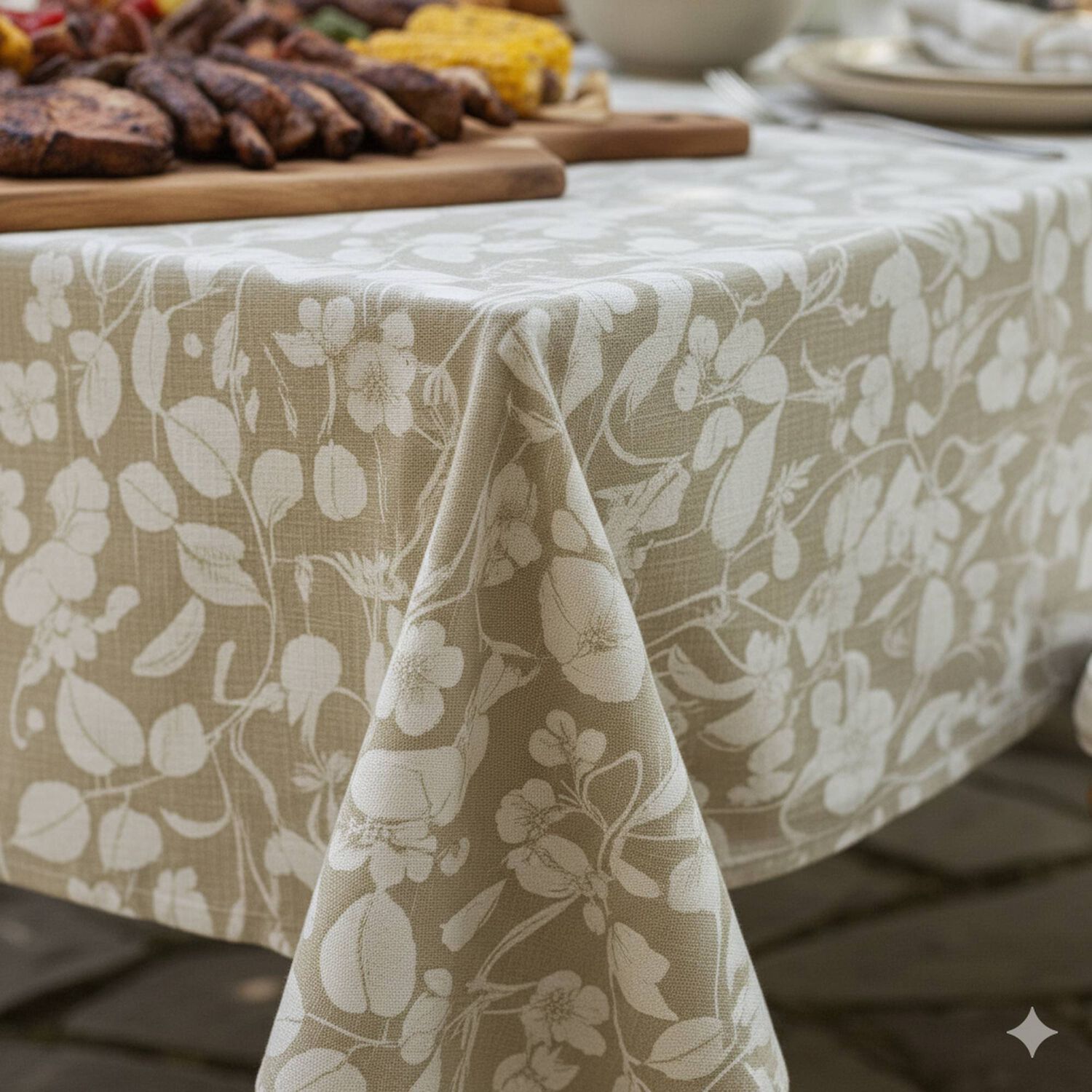 Mantel Antimanchas Natural 180x280 Cm image number 4.0