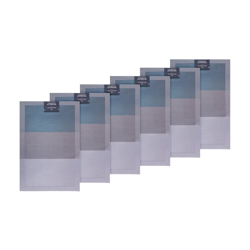 Pack 6 Individuales De Mesa Nautica Home 45x30cm Degrade Azul image number 3.0