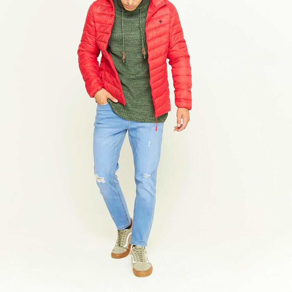 Jeans Roturas Tiro Medio Skinny Hombre Skuad image number 1.0