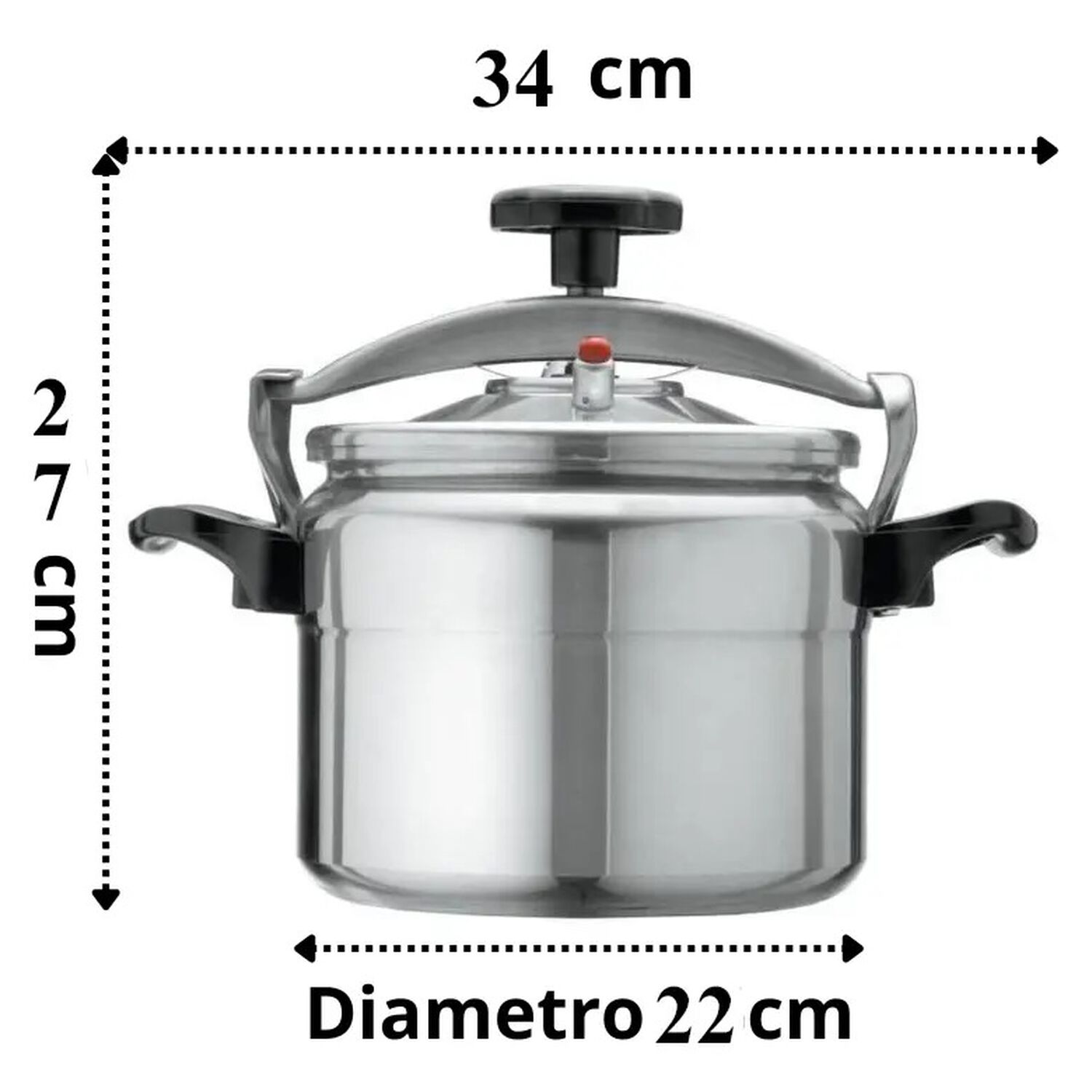 Olla A Presion De Aluminio 6 Litros Modelo Veloce Marca Dc image number 7.0