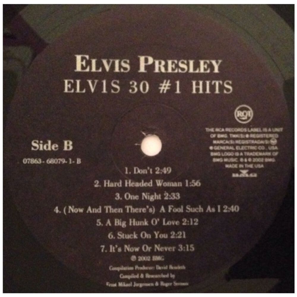 Elvis Presley - Elvis 30 #1 Hits (2lp) | Vinilo Abierto image number 3.0