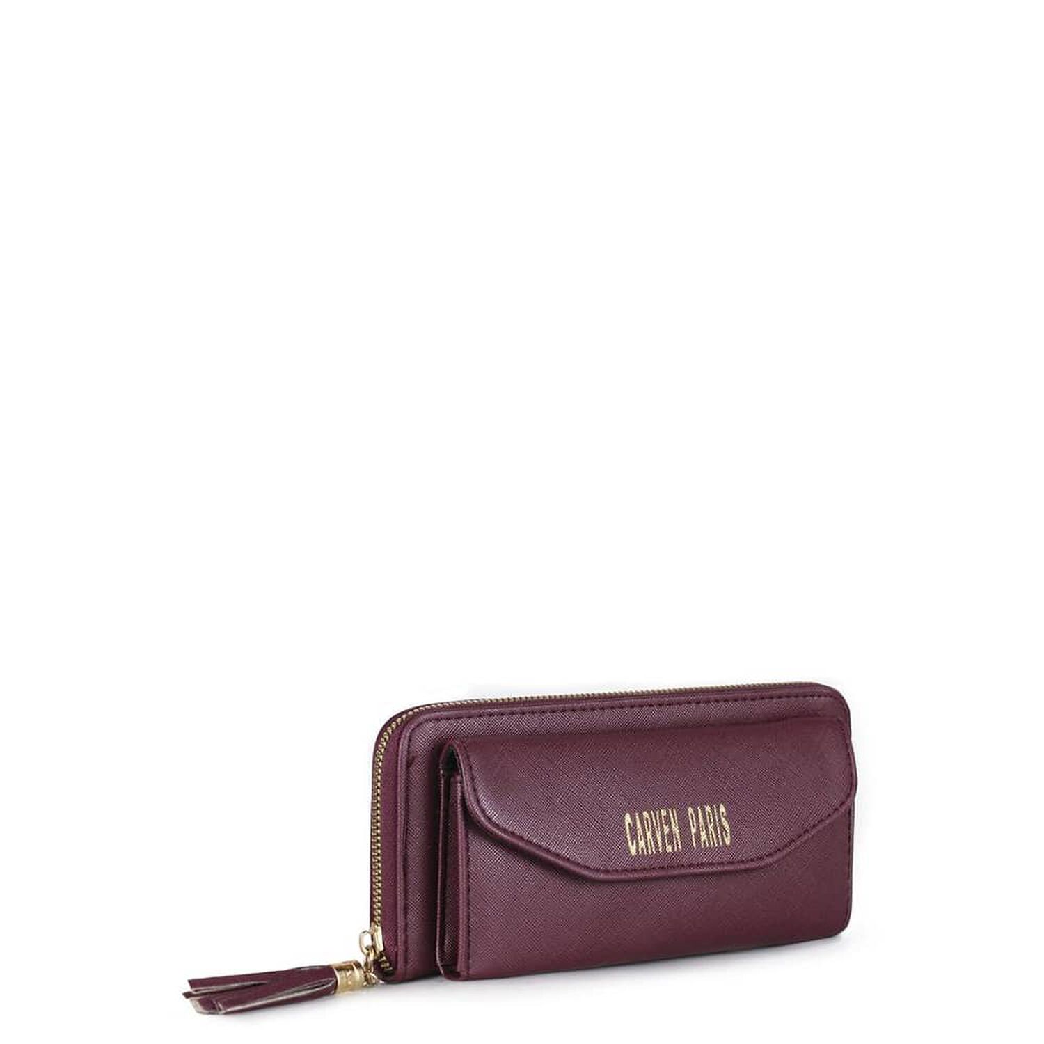 Billetera De Mujer Aria Burdeo Carven image number 1.0