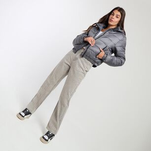 Parka Corta Regular Cuelo Alto Con Capucha Mujer Rolly Go